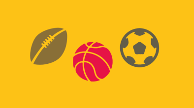 Three sports balls 